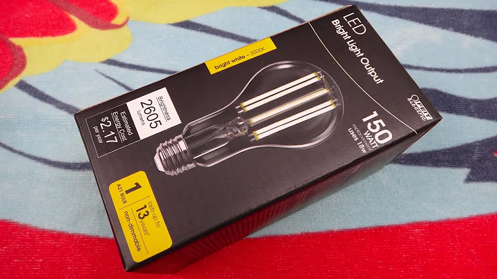 FEIT 18watt (150w) Clear A21 Filament LED Light Bulb