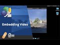 Embedding Video -- Pano2VR
