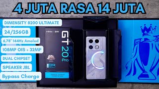 CHIPSETNYA ADA 2‼️Unboxing Infinix GT 20 Pro + Tes Gaming Fps & benchmark - Indonesia