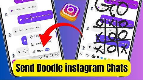 How to Draw & Send Doodle in Instagram Chats DMs | Instagram Chat Draw Doodle New Update 