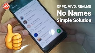 How to fix No Contact names in WhatsApp on Oppo / VIVO / REALME | Simple solution Urdu / Hindi