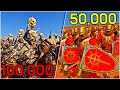 10K CRUSHER vs 5K SWORDSMEN - Epic Fantasy Battle Simulator EFBS