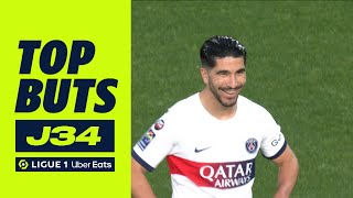 Top Buts 34Ème Journée - Ligue 1 Uber Eats / 2023-2024