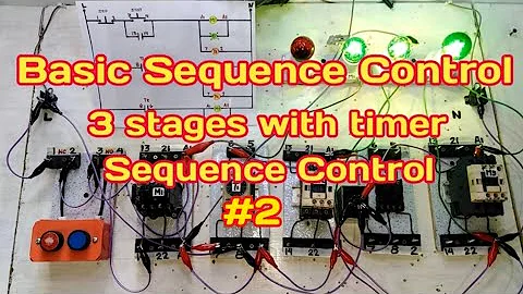 3 stages with timer sequence control (tagalog) Basic Motor Control Tutorial