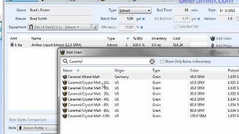 Creating Your First Recipe with BeerSmith 2