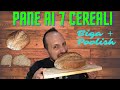 Pane ai 7 cereali cotto nel forno di casa con metodo Biga + Poolish facile da fare.