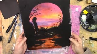 How to use a Silhouette in your mixed media art