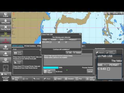 eGlobe G2 ECDIS - Installing AVCS Update Media