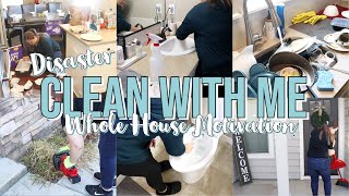 DISASTER CLEAN WITH ME 2021 | WHOLE HOUSE CLEANING MOTIVATION | SPEED CLEANING