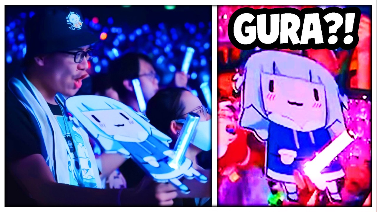 Gura Spotted Flashing Penlight at Hololive Expo 2026