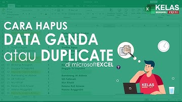 Menghilangkan Data Ganda atau Duplikat - Tutorial Excel Pemula - Bengkel Excel