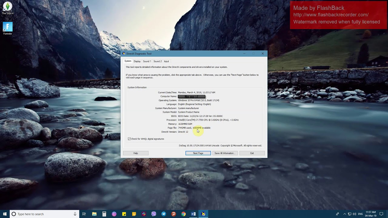 How To Open Dxdiag In Windows 10 Youtube