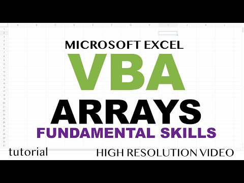 Excel VBA Arrays, Resize (ReDim, Preserve) Arrays, Create Functions That Return Dynamic Arrays