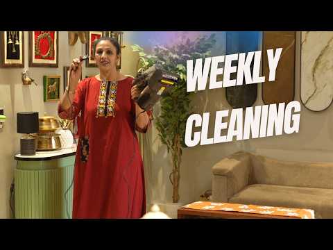 आज सब साफ़ किया। .एक दिन में ..home Cleaning