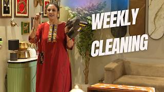 आज सब साफ़ किया। .एक दिन में ..home Cleaning