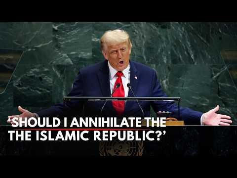'They Are Waiting For Elections, But...': Donald Trump Reveals His Iran Plan At UN General Assembly
