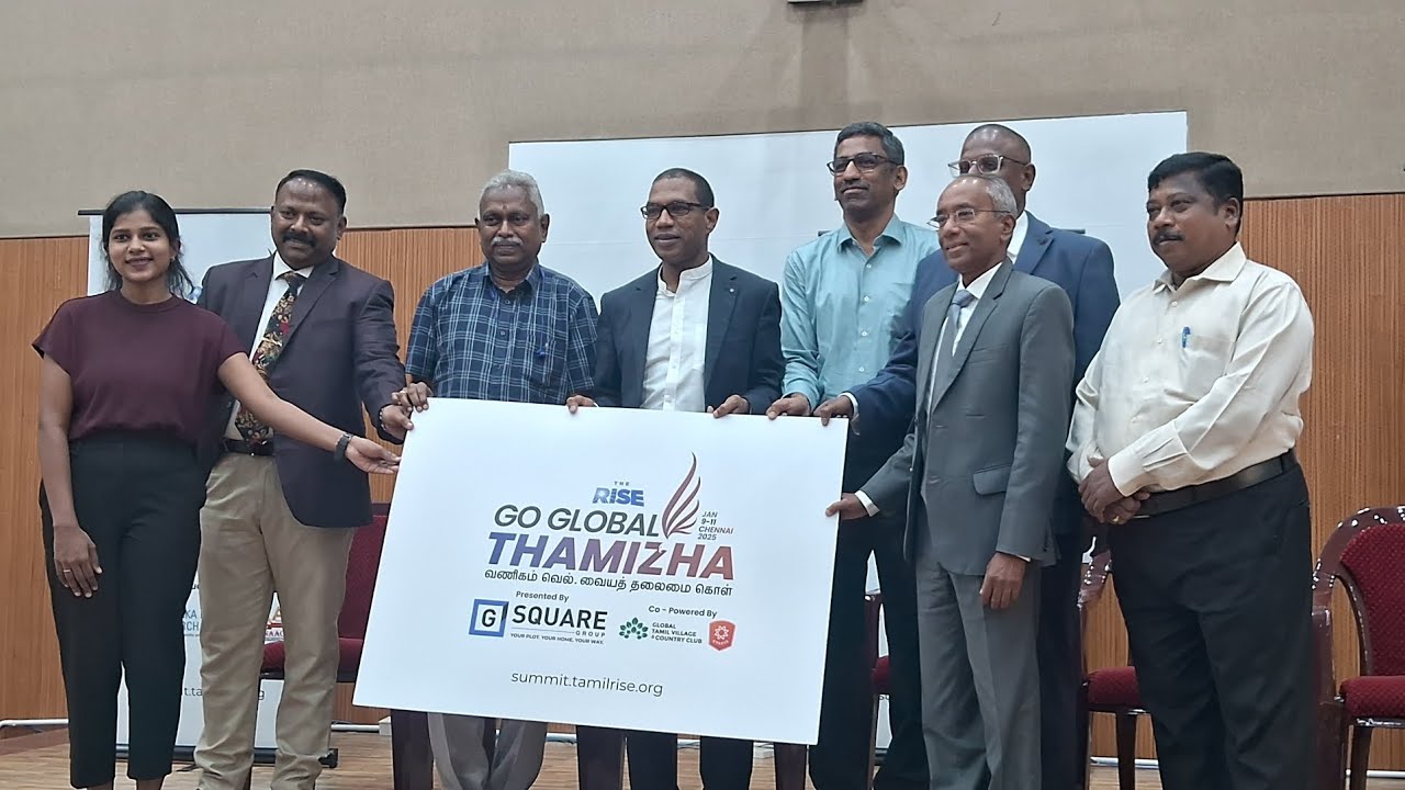 The Rise To Host "Go Global Thamizha" Summit | Jan 9 - 11, 2025 | Chennai