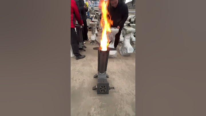 Outdoor integrated rocket stove camping heating stove fierce fire #heating #stove