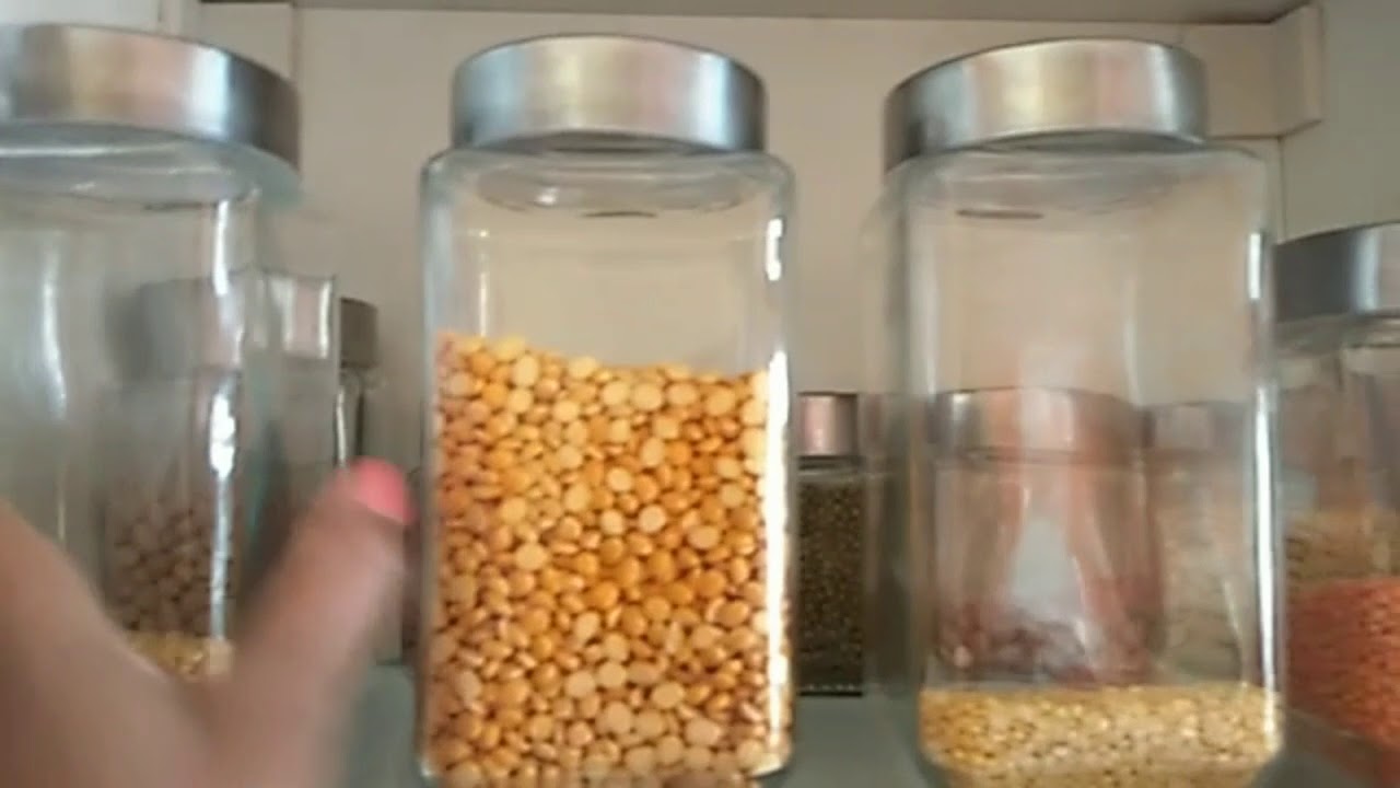 Organized Kitchen Cabinets/Indian Kitchen Cabinet Organization in tamil