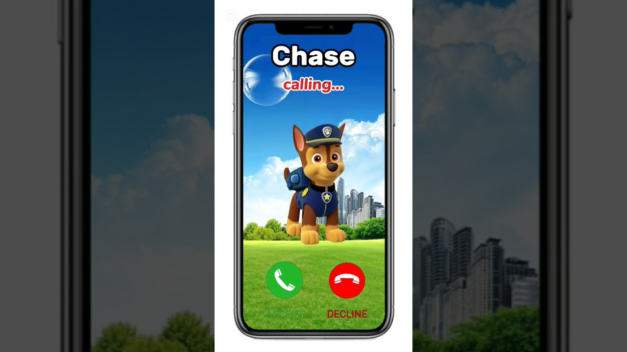 Paw patrol Chase calling 
