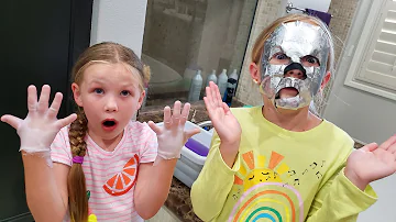 Girls Spa Day With Alien Face Masks!!!