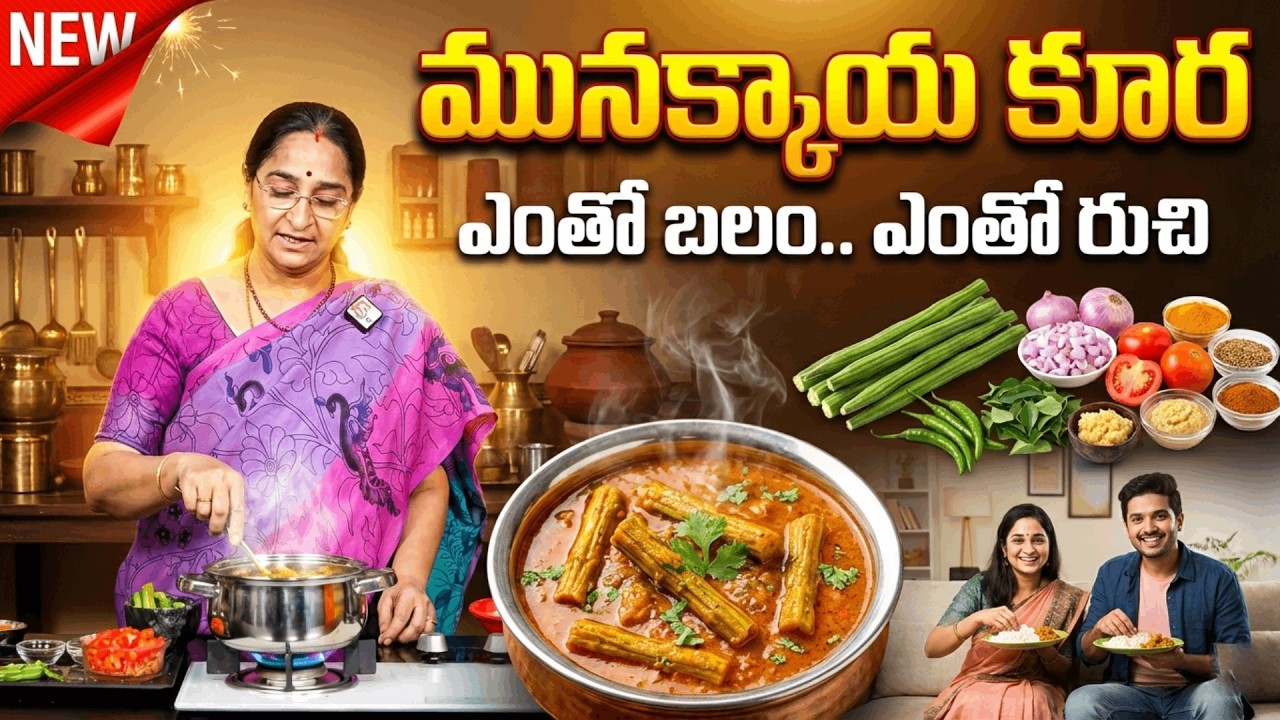 Secret Village Style Munakkaya Curry | Super Tasty Drumstick Curry Recipe | Ramaa Raavi Cooking