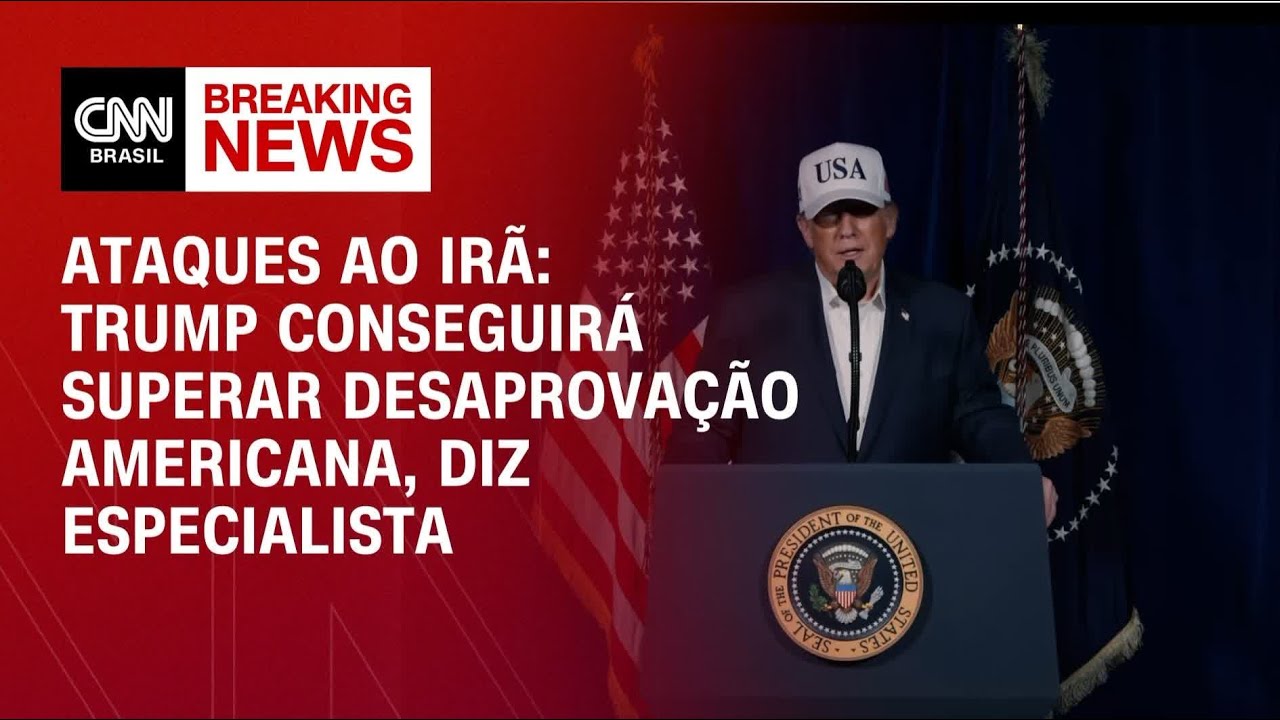 Com ataques ao Irã, Trump conseguirá superar desaprovação americana, diz especialista | AGORA CNN