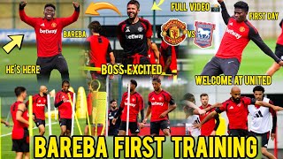 LIVE🔴BAREBA,BRUNO,RASHFORD &MORE BACK IN TRAINING AHEAD OF IPSWICH AS BAREBA FIRST TRAINING#UNITED