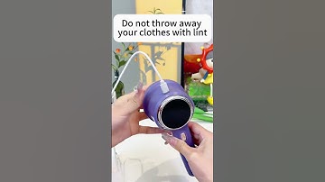 Revive Your Clothes: Remove Lint Without Throwing Them Away#ClothesCare #LintRemover