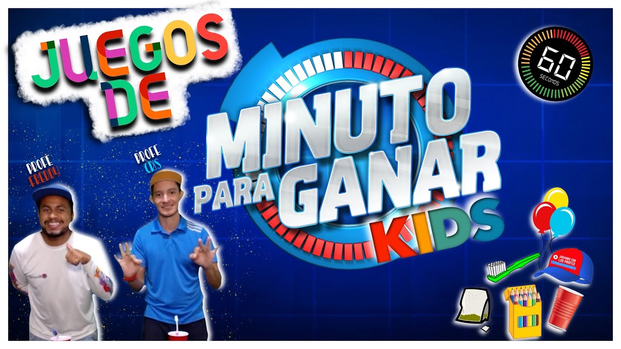 Juegos de "MINUTO PARA GANAR" || Jugando con los profes - YouTube