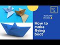 How to make a flying boat paper craft jesi art room 