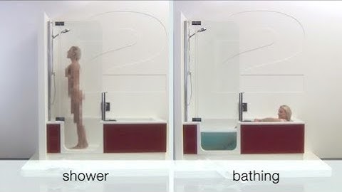 Artweger TWINLINE 2 shower bath - The bathtub of the future