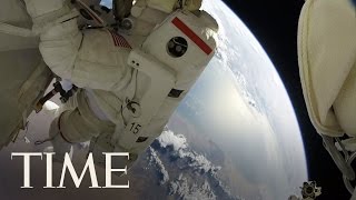 GoPro Footage Of Astronaut Peggy Whitson's Record-Breaking Spacewalk | TIME