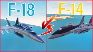 ROBLOX MILITARY TYCOON F 18 VS F 14 ( WHAT MAKES THEM DIFFERENT? )