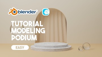 Modeling Podium Blender tutorial