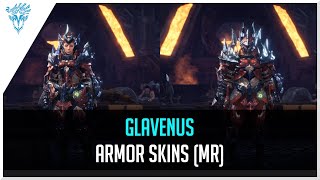 MHW Iceborne - All Glavenus Armor Skins | Male, Female, MR | Preview