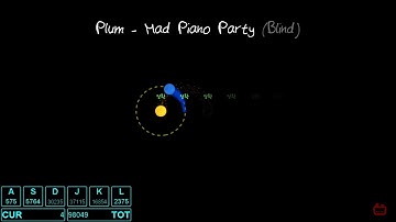 [ADOFAI CUSTOM] [Clear] Plum - Mad Piano Party(Blind) (Map by Strode)(invisible tile)
