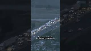 Crash slows wet morning drive on 5 Freeway in Los Angeles