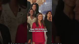 Happy birthday to Princess Leonor as she turns 20#leonor #ytshorts #shorts #youtubeshorts #princess