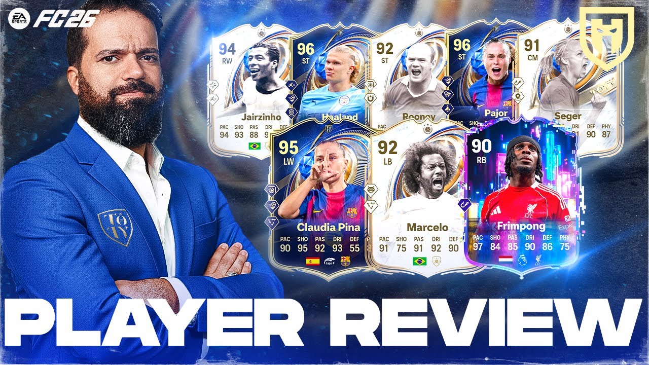SONO ARRIVATI I TOTY | MARCELO, PINA, FRIMPONG, SEGER, JAIRZINHO, HAALAND, ROONEY, PAJOR | FC26
