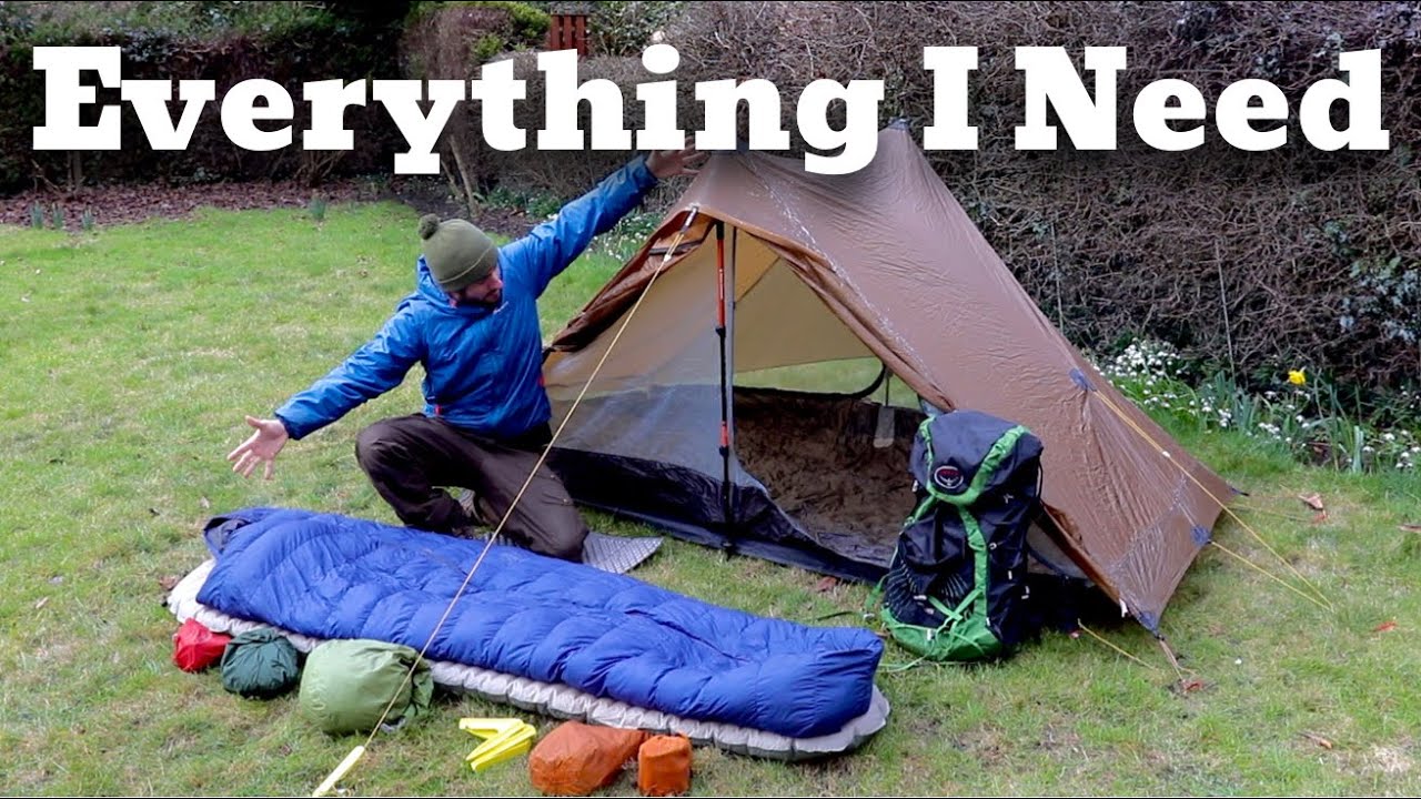 My Wild Camping / Backpacking Gear For Multi Day Adventures YouTube