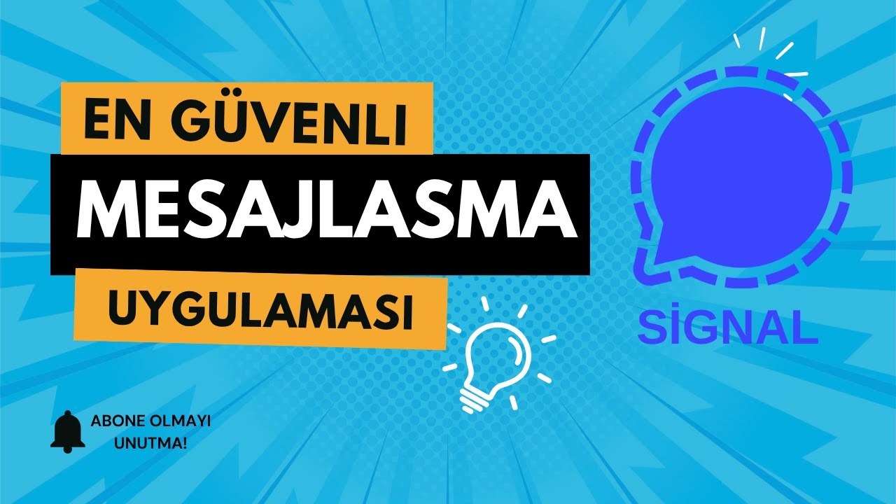 En Güvenli Mesajlaşma Uygulaması Signal
