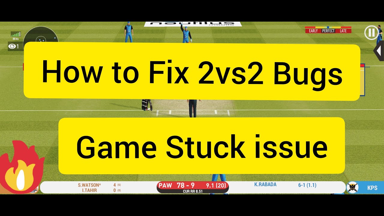 how to fix 2p vs 2p bugs in real cricket 20 multiplayer | how to fix ...