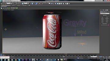 3D Studio Max PFlow "Coca cola intro"