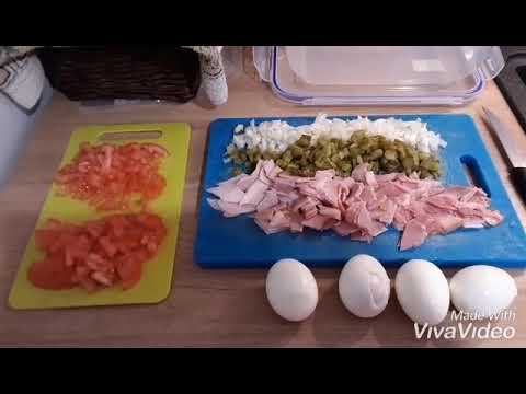 Vidéo: Comment Faire Une Salade De Jambon