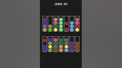 Ball Sort - Color Puzzle Game - Level 211 - Walkthrough SOLVED by RobotPlayer AI!!!