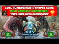 Ark survival ascended  100 achievementtrophy guide w console commands included w gamepass