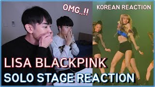 [THAI SUB] LISA Blackpink solo stage / ลิซ่าเต้นโซโลเดี่ยว คอนเสิร์ต Blackpink / KOREAN REACTION