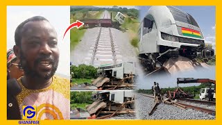 Yes i saw it,Eye-Witness narrates how the train accident occured,Real video drops+Owner of the truck