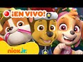 🔴  EN VIVO: ¡Los Rescates en Equipo Definitivos de PAW Patrol! Con Rubble, Skye y Más | Nick Jr.